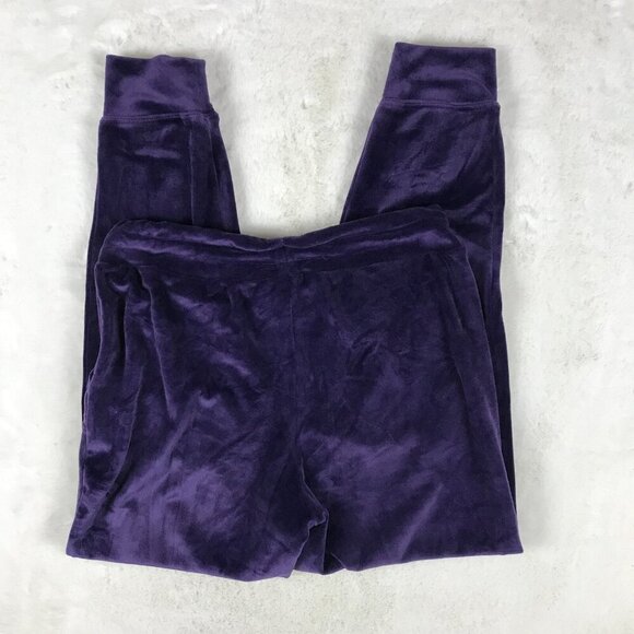 32 DEGREES HEAT Purple Velour Joggers SMALL - Picture 2 of 7